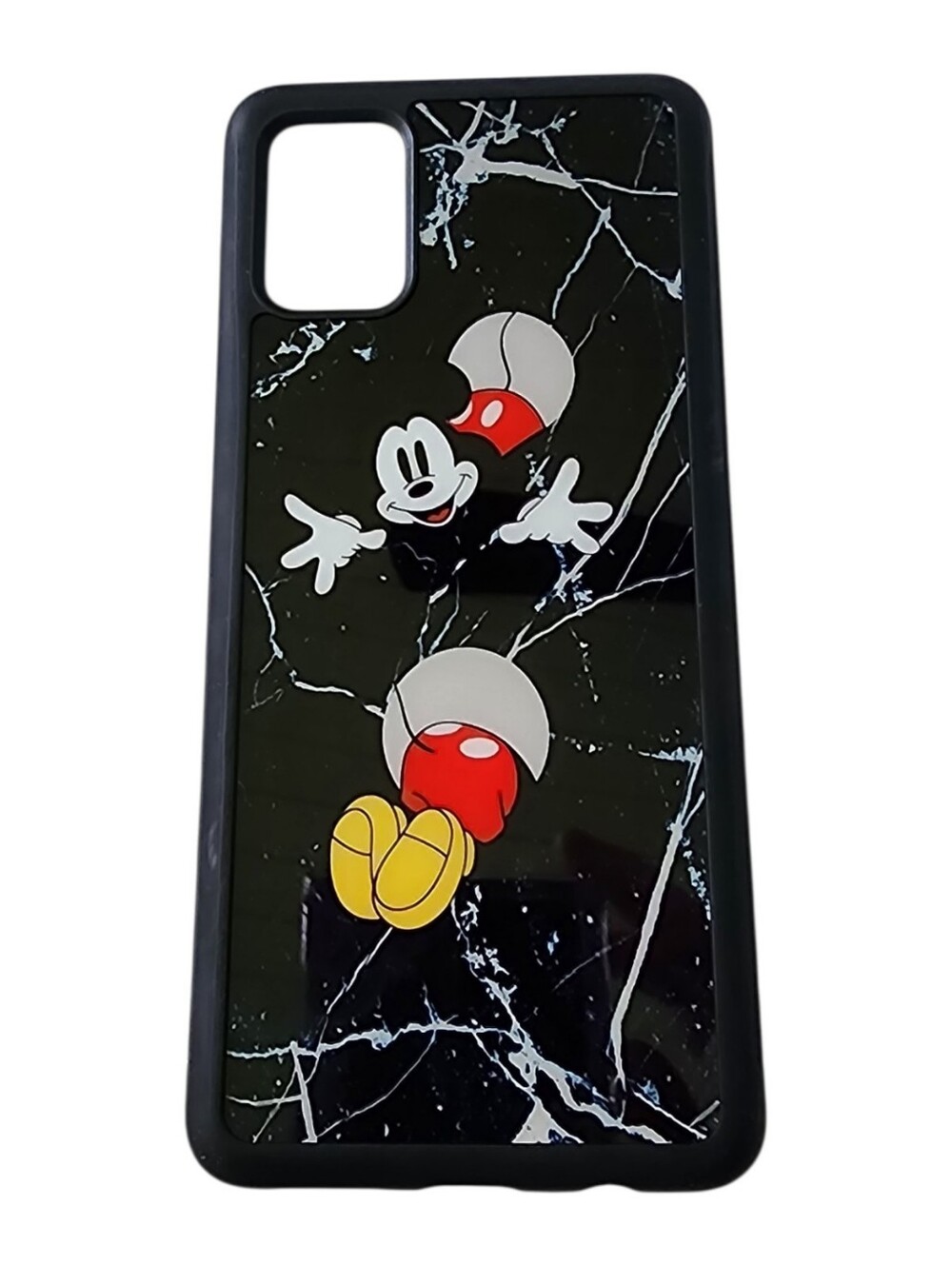 Disney Mickey Mouse Black Marble Case For Samsung Galaxy A51